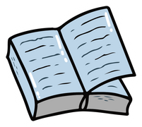 Hand Drawn Book Sticker